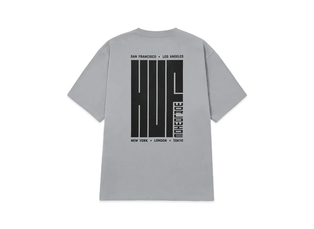 HUF Summer Splash Collection Big Block Tee "Grey"