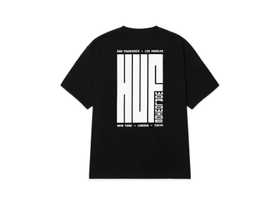 HUF Summer Splash Collection Big Block Tee "Black"