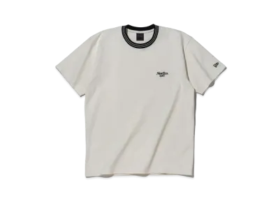 NEW ERA BLACK LABEL SS24 Mini Logo Short Sleeve Heavyweight Cotton T-Shirt "Off White"