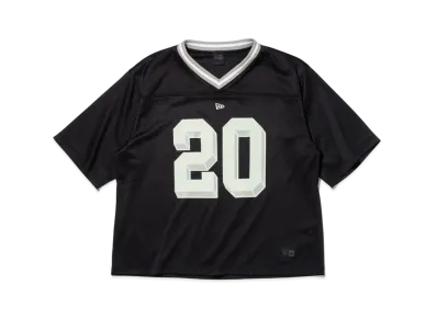 NEW ERA BLACK LABEL SS24 Short Sleeve Football Shirt "Black"
