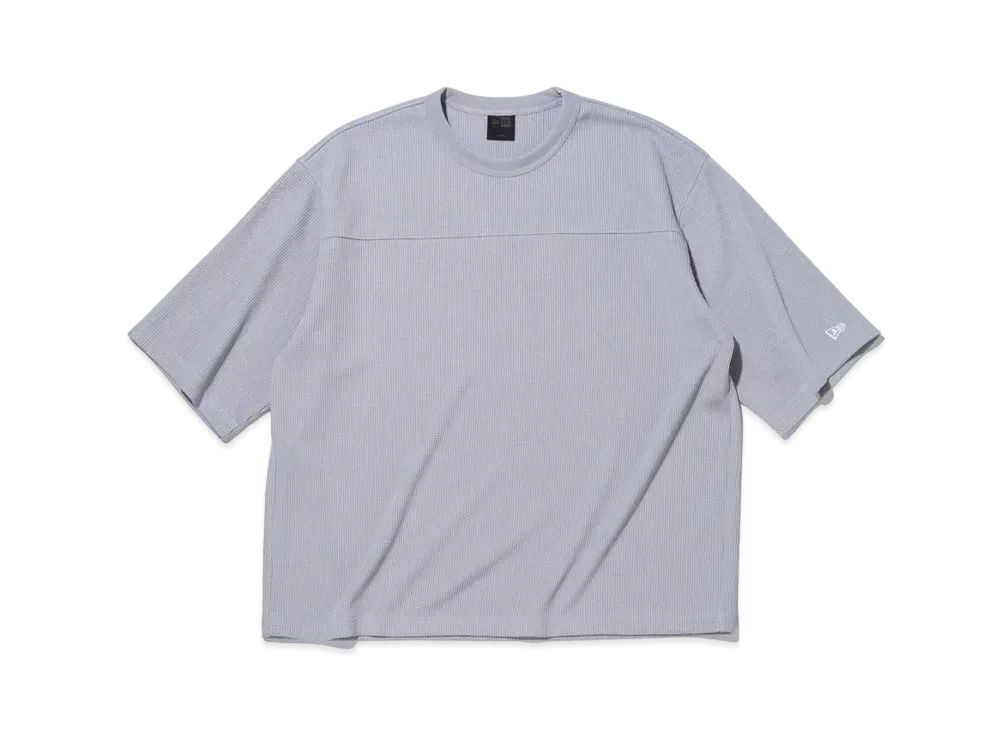 NEW ERA BLACK LABEL SS24 Short Sleeve Oversized Waffle T-shirt "Grey"