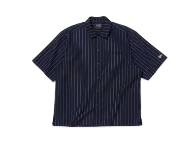 NEW ERA BLACK LABEL SS24 Short Sleeve Pinstripe Shirt "Navy"