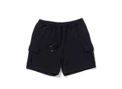 NEW ERA BLACK LABEL SS24 Sweat Cargo Short Pants "Black"