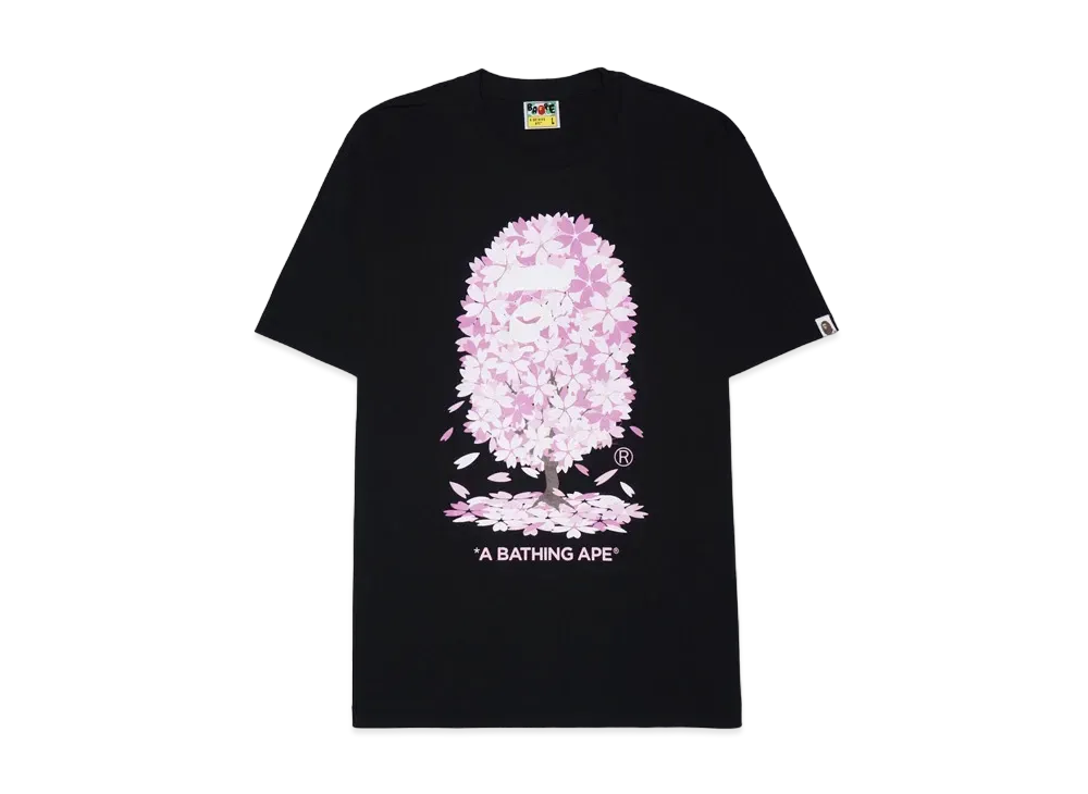 A BATHING APE Sakura Tee "Black"