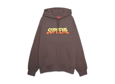 Supreme Gradient Hooded Sweatshirt "Brown"