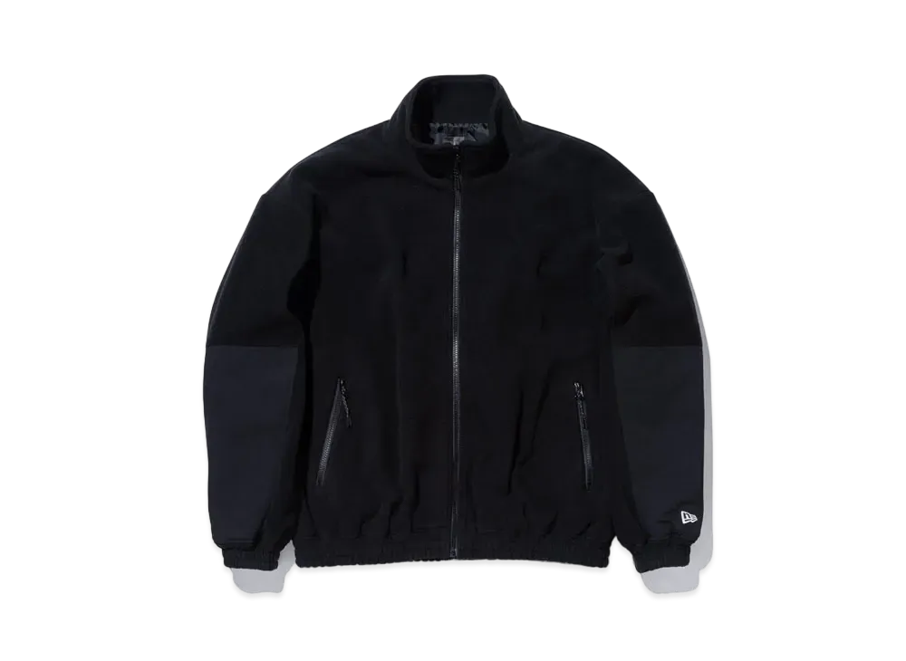 NEW ERA BLACK LABEL FW23 Fleece Track Jacket "Black"