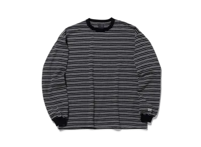 NEW ERA BLACK LABEL FW23 Long Sleeve Oversized Border T-shirt "Black"