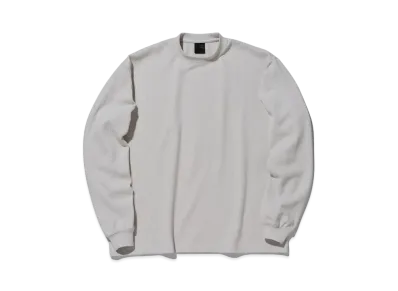 NEW ERA BLACK LABEL FW23 Long Sleeve Oversized Waffle T-shirt "Stone"