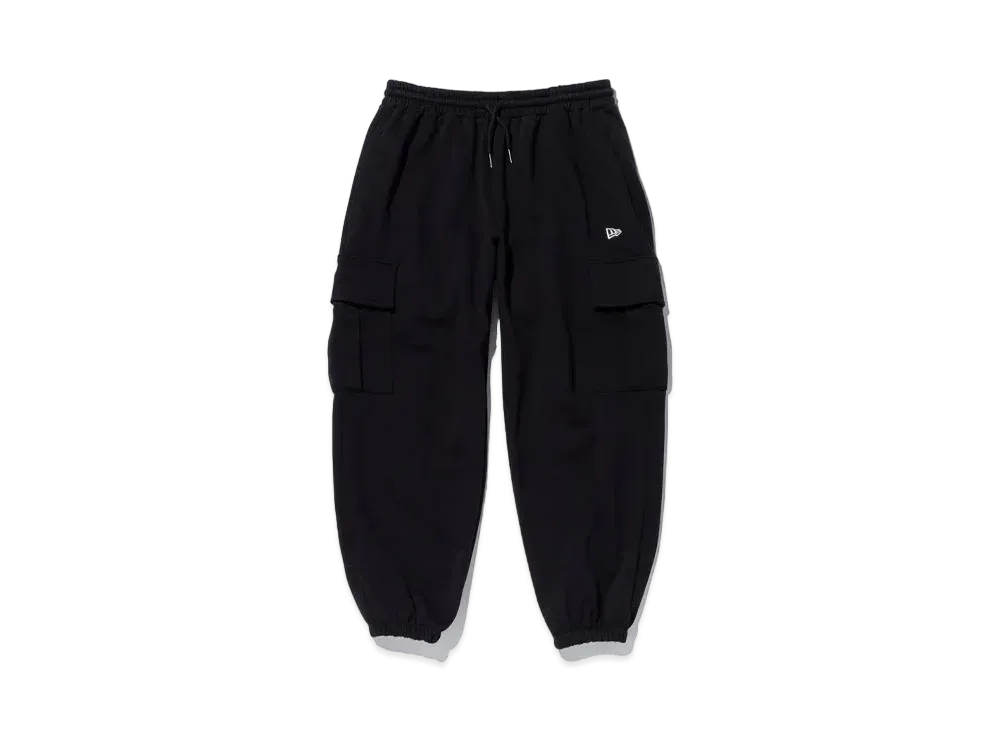 NEW ERA BLACK LABEL FW23 Heavyweight Oversized Sweat Cargo Pants "Black"