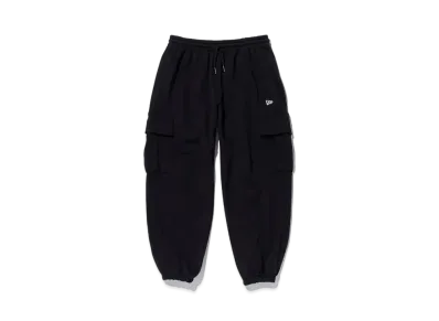 NEW ERA BLACK LABEL FW23 Heavyweight Oversized Sweat Cargo Pants "Black"