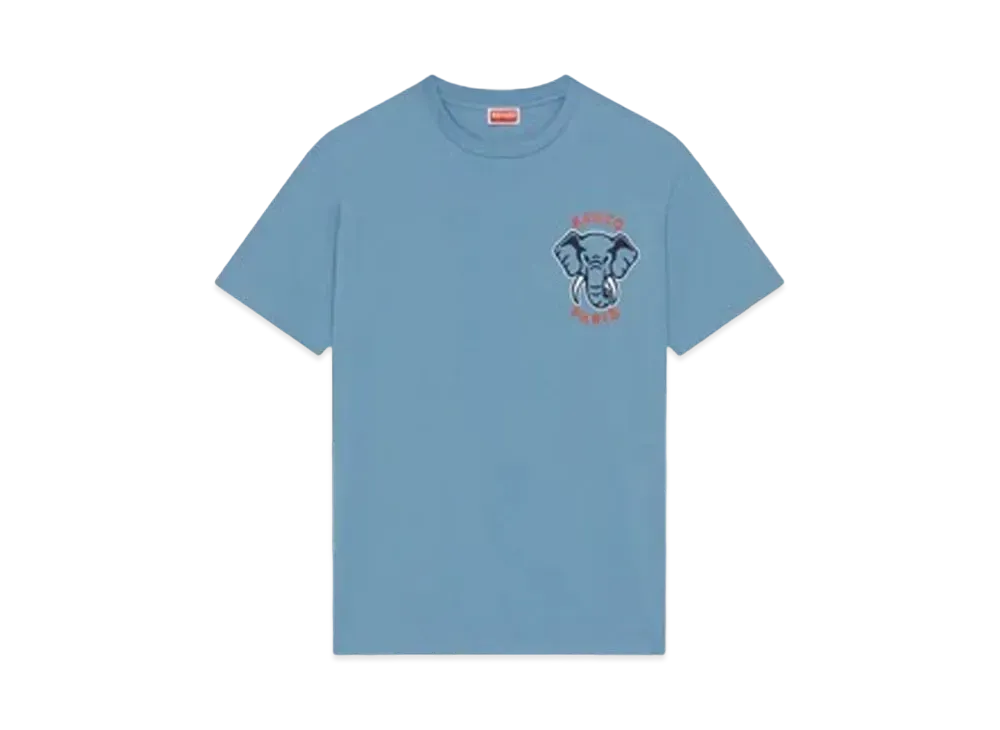 KENZO 'VARSITY JUNGLE' Elephant T-shirt Men's "Cyan"