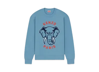 KENZO 'VARSITY JUNGLE' Elephant Sweat Men's "Cyan"