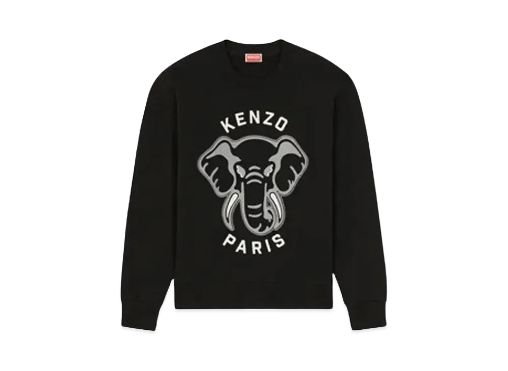 KENZO 'VARSITY JUNGLE' Elephant Sweat Men's "Black"