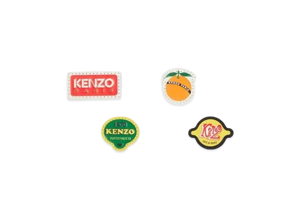 KENZO 'JUNGLE' Leather Patch "Multi"