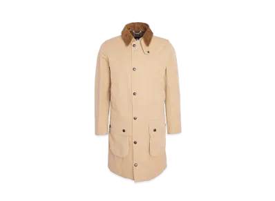 Barbour Border Peach Skin Mid-Length Coat "LBGE"
