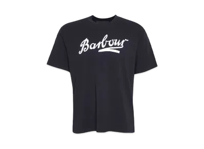 Barbour Grainger Archive Logo Relaxed Fit T-Shirt "Black"