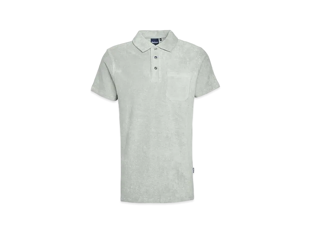 Barbour Cowes Pile Polo Shirt (Regular Fit) "Gray"