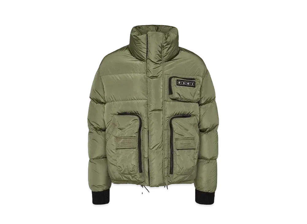 Dsquared2 Fisherman Puffer Jacket "Olive Green"