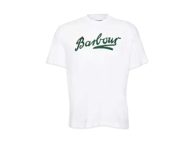 Barbour Grainger Archive Logo Relaxed Fit T-Shirt "White"