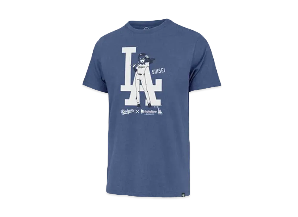 Los Angeles Dodgers x Hololive Production Hoshimachi Suisei T-Shirt "Blue"