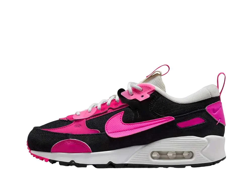 Nike Women's Air Max 90 Futura "Summit White/Fire Berry Black"
