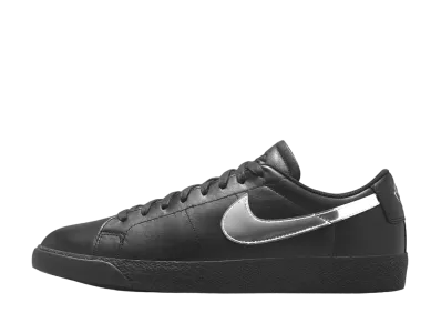 Dancer Skateboards × Nike SB Zoom Blazer Low QS "Black and Metallic Silver"