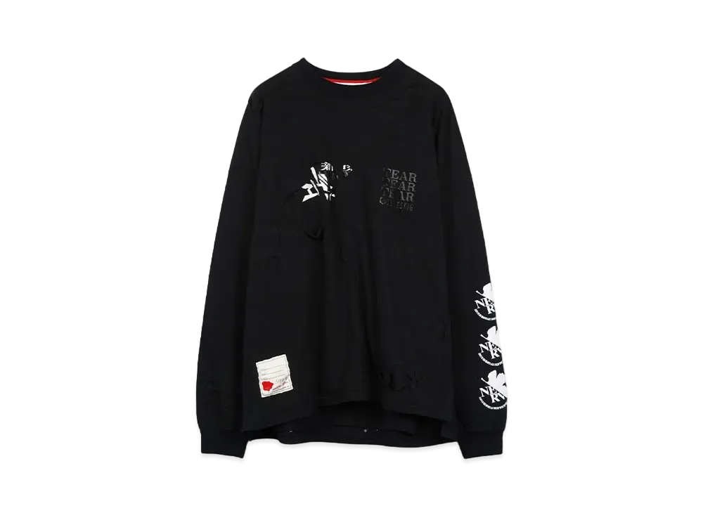 EVANGELION x SEVESKIG L/SL Tee Ver.Ayanami "BLACK"