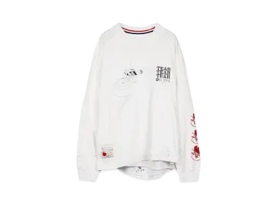 EVANGELION x SEVESKIG L/SL Tee Ver.Ayanami "WHITE"