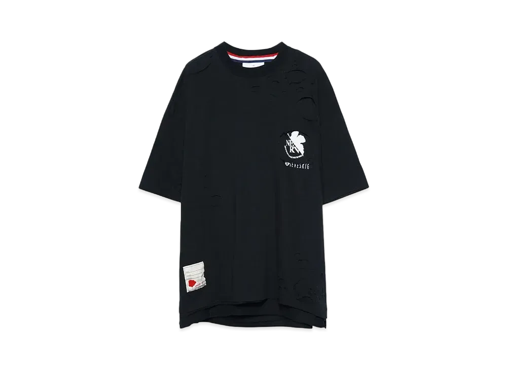 EVANGELION x SEVESKIG S/SL Tee Ver.Main visual:001 "BLACK"