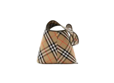 Burberry Small Check Shoulder Bag "Sand"
