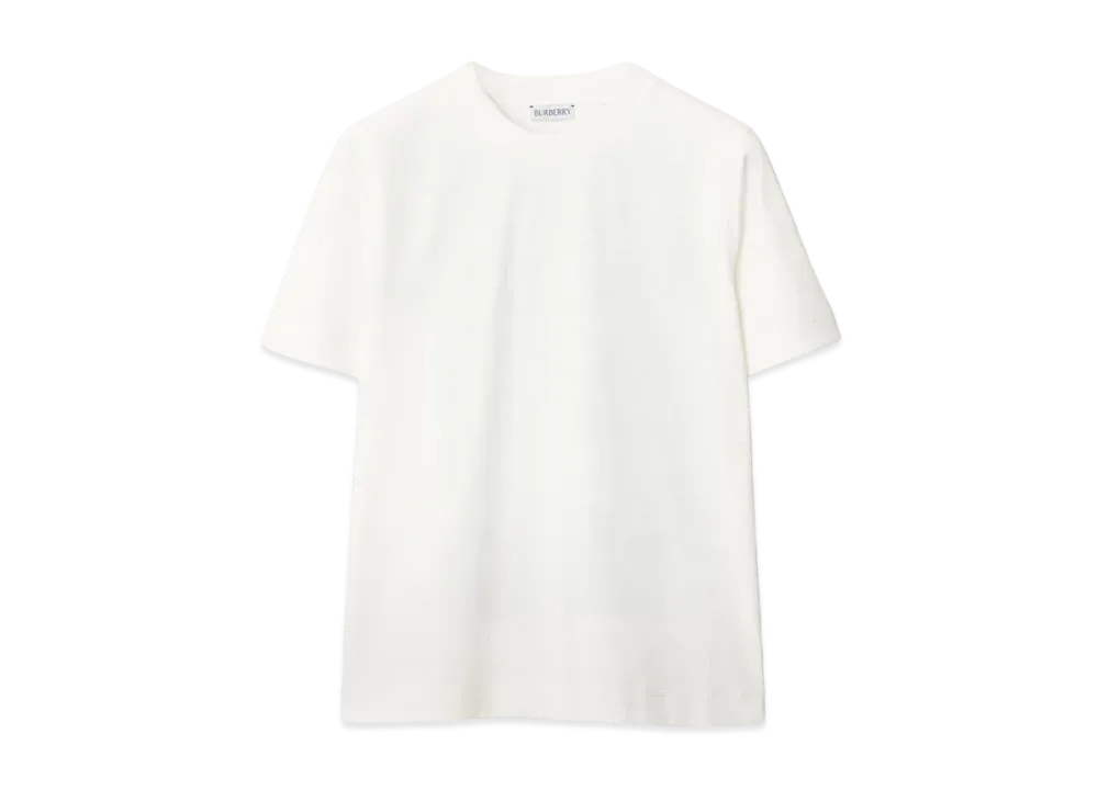 Burberry Women's EKD Cotton T-shirt "Salt"