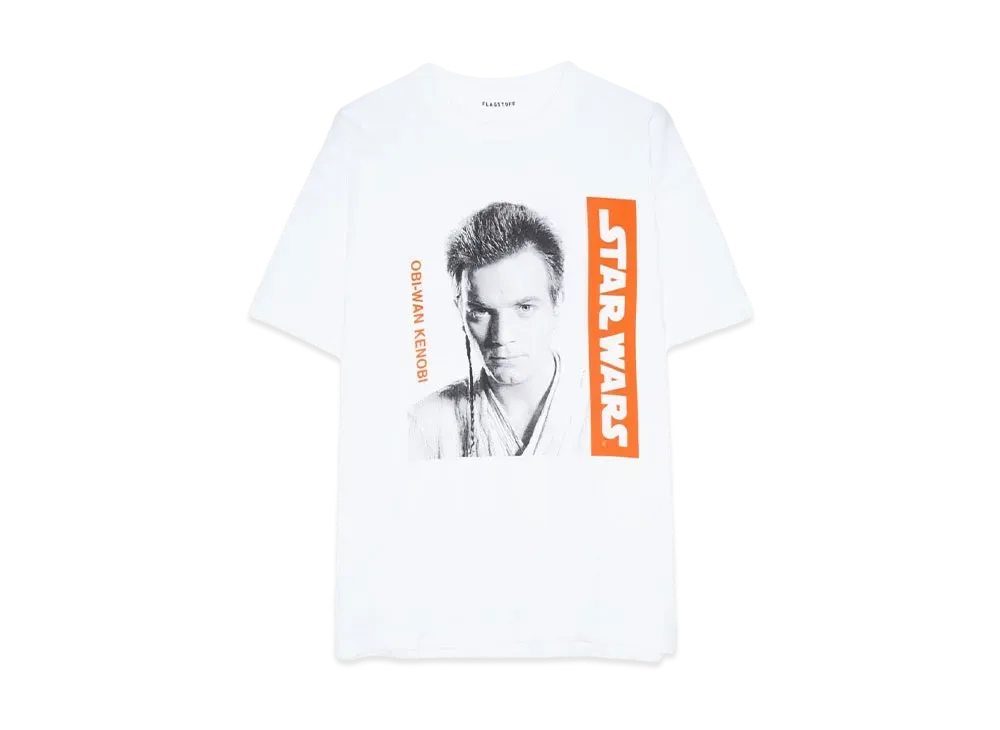 F-LAGSTUF-F "OBI-WAN" TEE "WHITE"