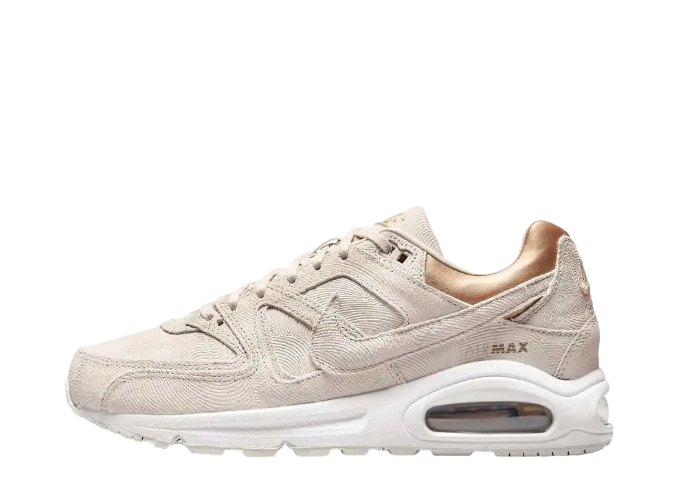 Nike Women's Air Max Command PRM "Gamma Gray Heather/Metallic Golden Tan "