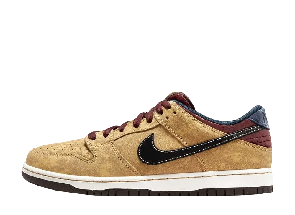 Nike SB Dunk Low Pro "City of Cinema/Celestial Gold and Dark Team Red"
