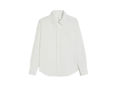 AMI PARIS Chemise Classique Ami De Coeur "White"