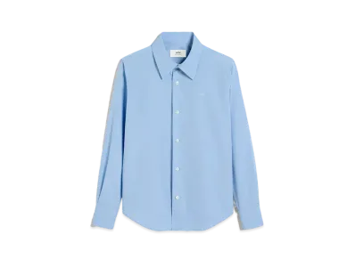 AMI PARIS Chemise Classique Ami De Coeur "Cashmere Blue"