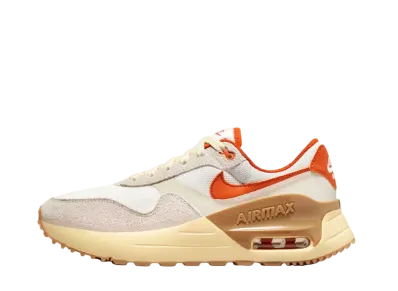 Nike Women's Air Max SYSTM "Sail/Light Orewood Brown/Gum Medium Brown/Campfire Orange"