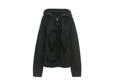 JW ANDERSON Anchor Logo Hoodie "Black"