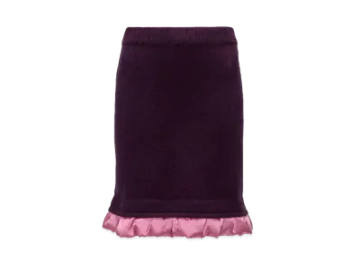 JW ANDERSON Mini Skirt "Burgundy"