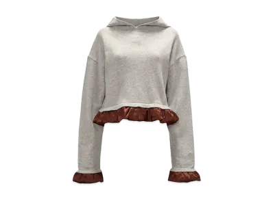 JW ANDERSON Cropped Hoodie "Gray"