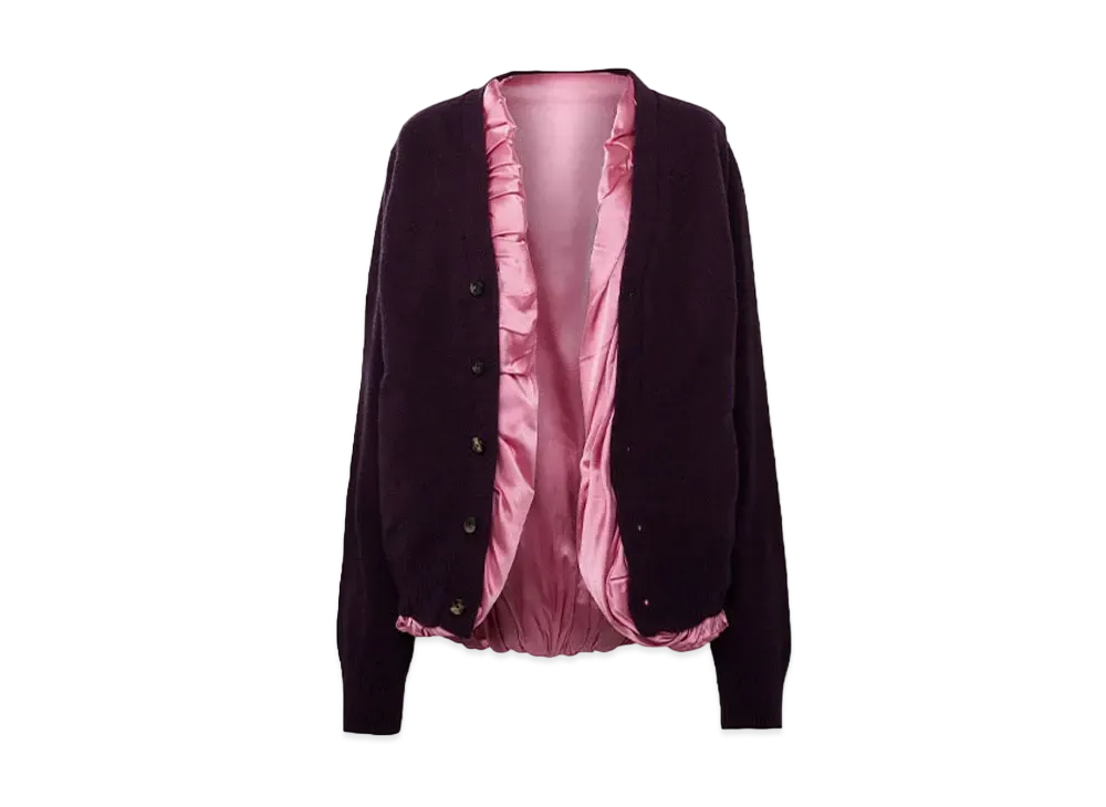 JW ANDERSON Cardigan "Burgundy"