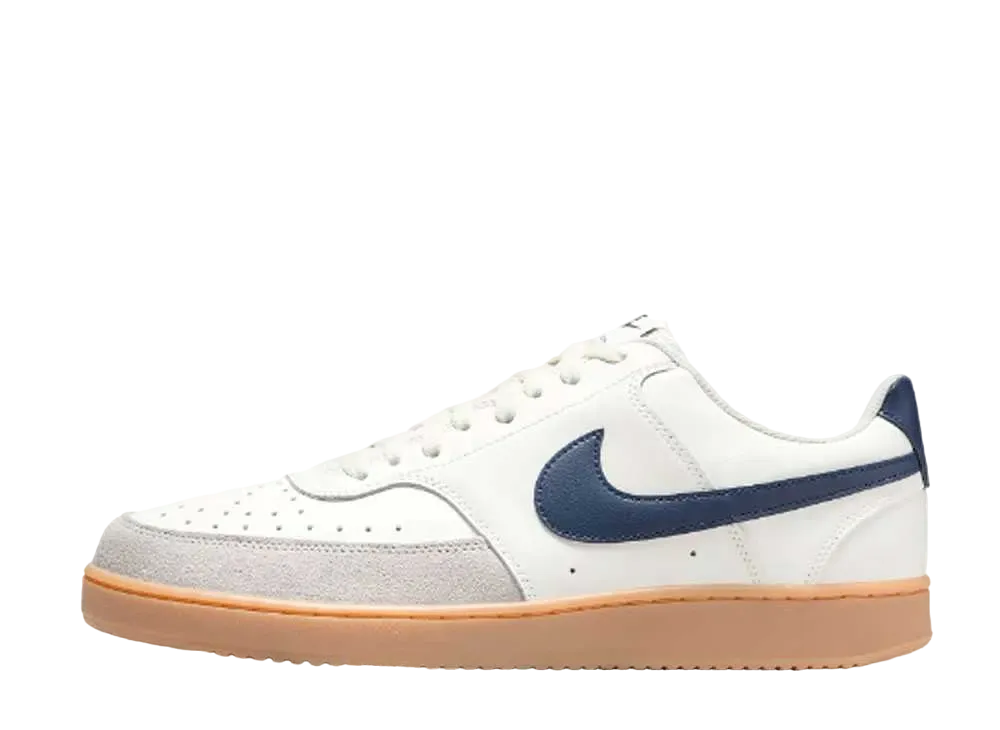 ナイキ コートビジョン ロー "セイル/ガムライトブラウン/ライトアイアンオール/ミッドナイトネイビー"