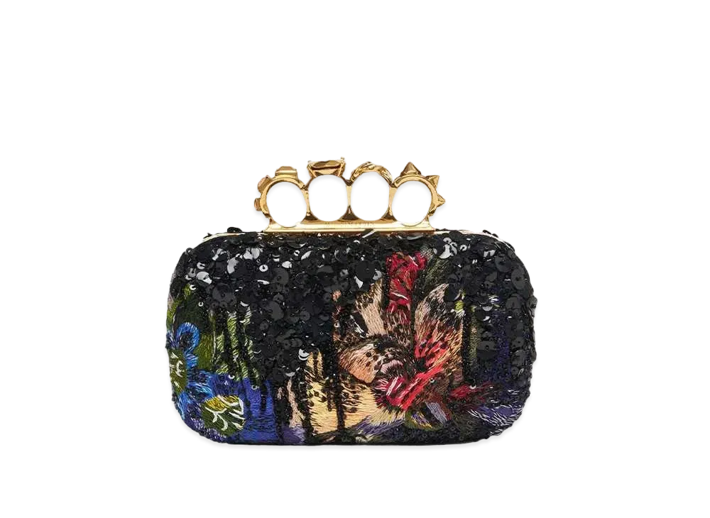 Alexander McQUEEN Knuckle Clutch "Multicolor"