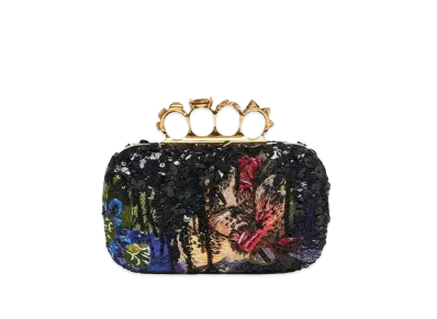 Alexander McQUEEN Knuckle Clutch "Multicolor"