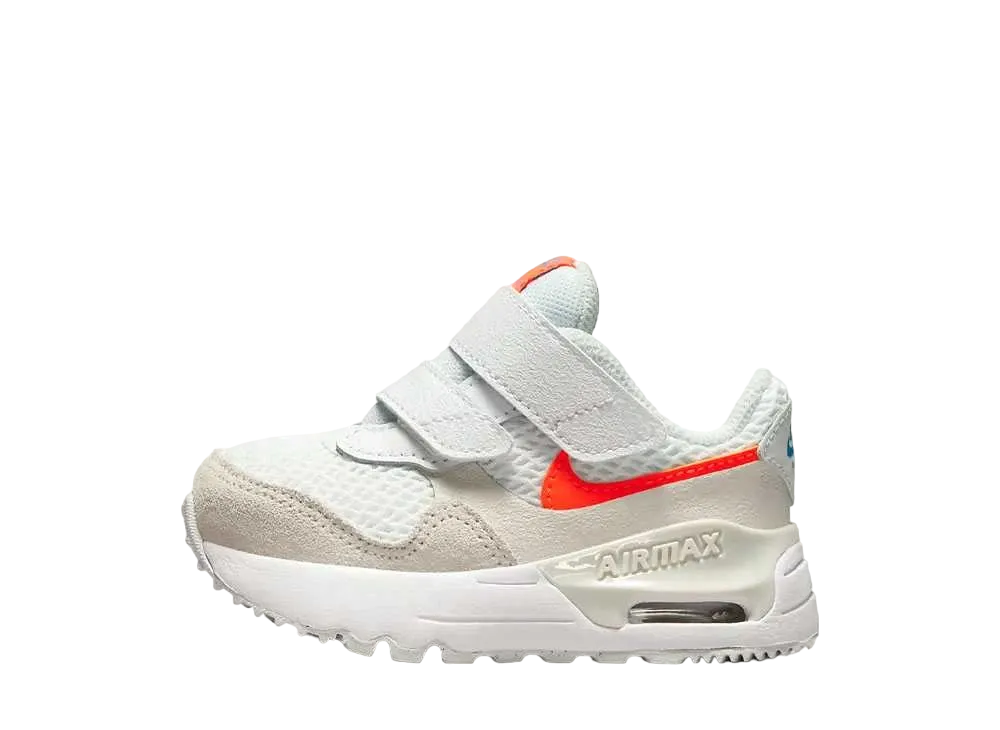 ナイキ TD エアマックス システム "ホワイト/ファントム/フォトンダスト/トータルオレンジ"