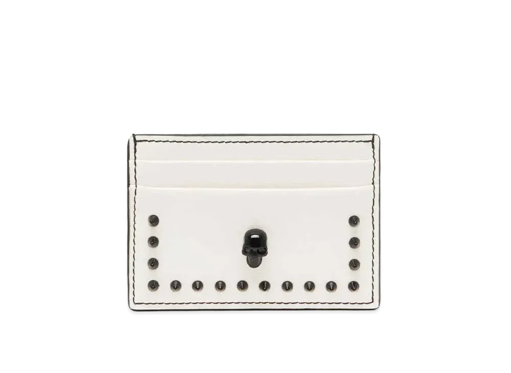 Alexander McQUEEN Skull Card Holder "Soft Ivory"