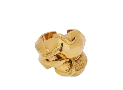 Alexander McQUEEN Snake Ring "Antique Gold"
