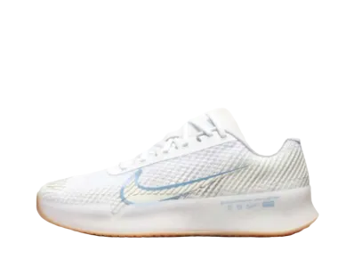 Nike Women's Court Air Zoom Vapor 11 "White/Sail/Gum Light Brown/Light Blue"