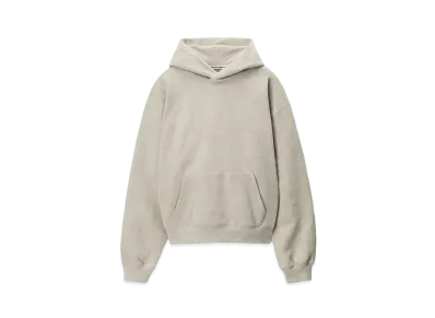 Alexander Wang Logo Flag Tag Flockterry Hood Sweatshirt "Storm"