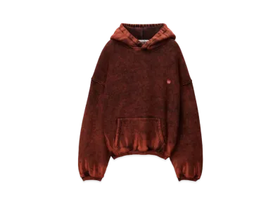 Alexander Wang Terry Hood Puff Sweatshirt "Acid Apple"